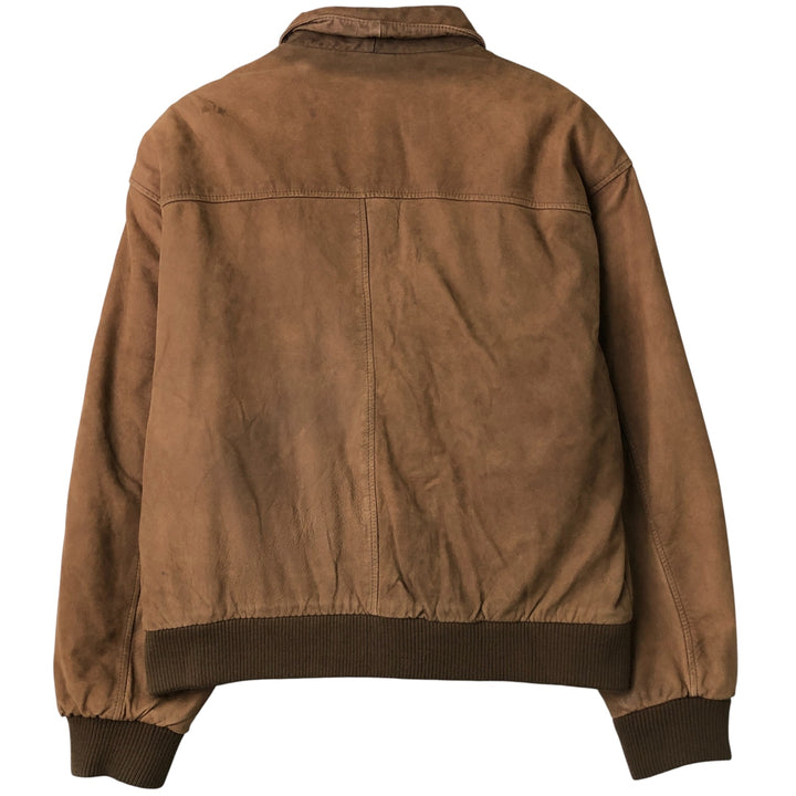 Wilsons Adventure Bound Padded Leather Flight Jacket, Men's, Size XL, Vintage genuine leather brown type Vintage Second Hand