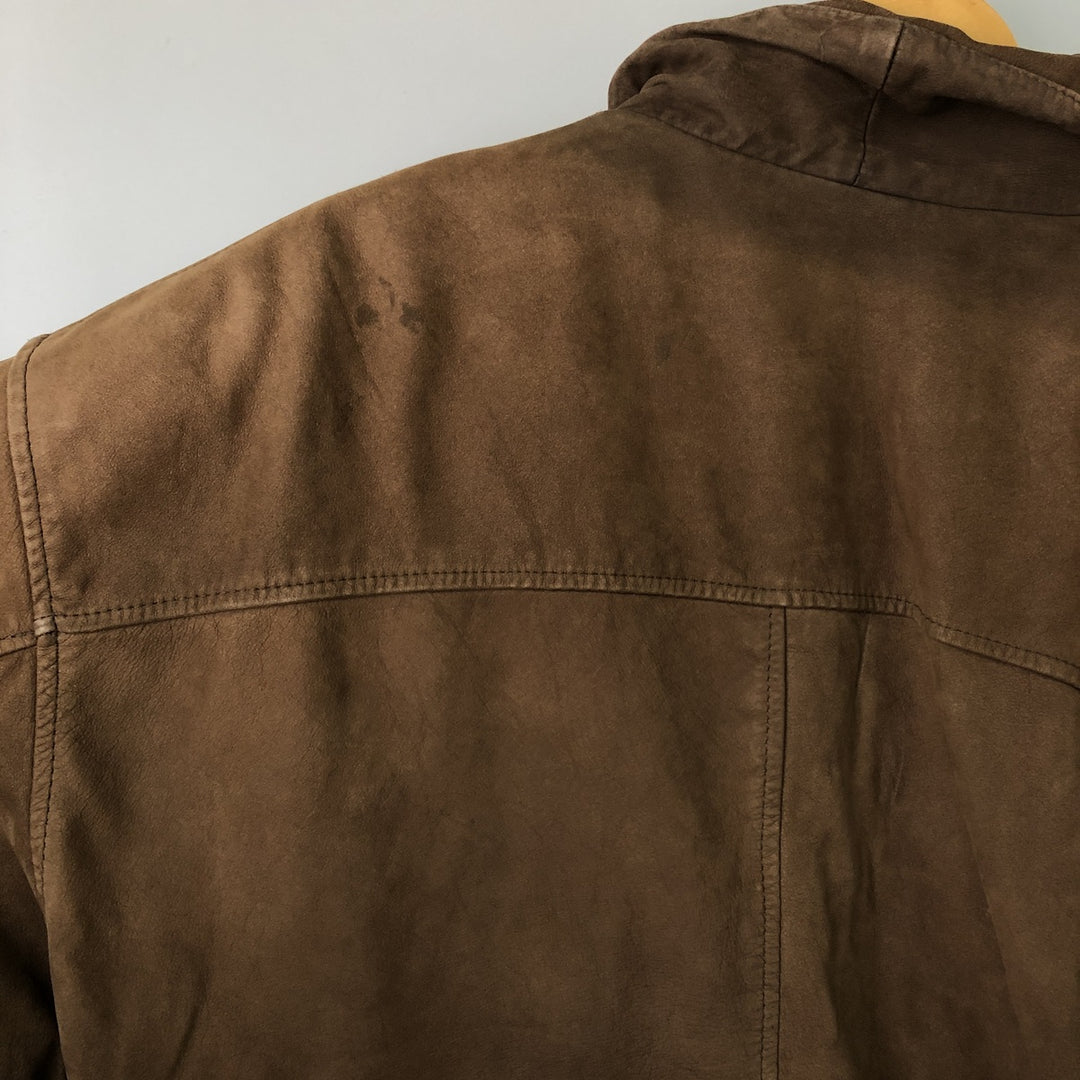 Wilsons Adventure Bound Padded Leather Flight Jacket, Men's, Size XL, Vintage genuine leather brown type Vintage Second Hand