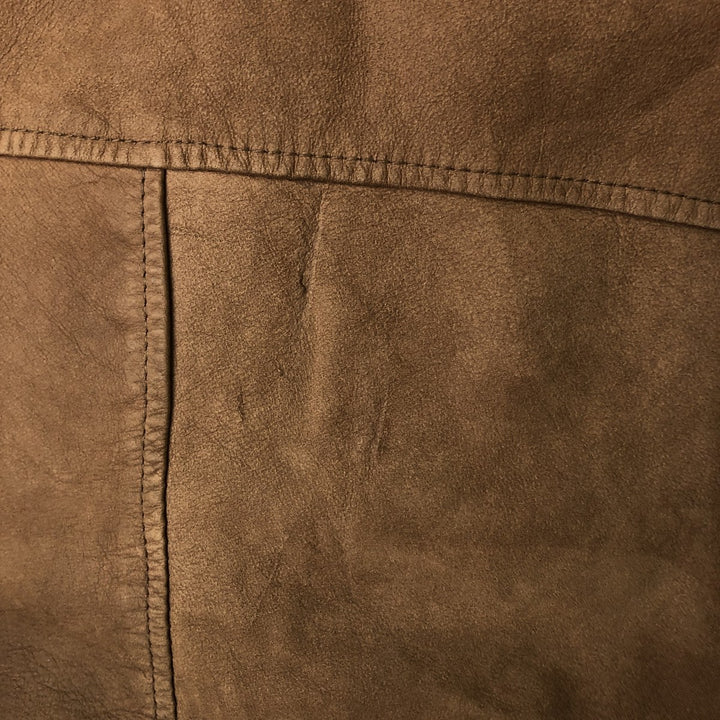 Wilsons Adventure Bound Padded Leather Flight Jacket, Men's, Size XL, Vintage genuine leather brown type Vintage Second Hand
