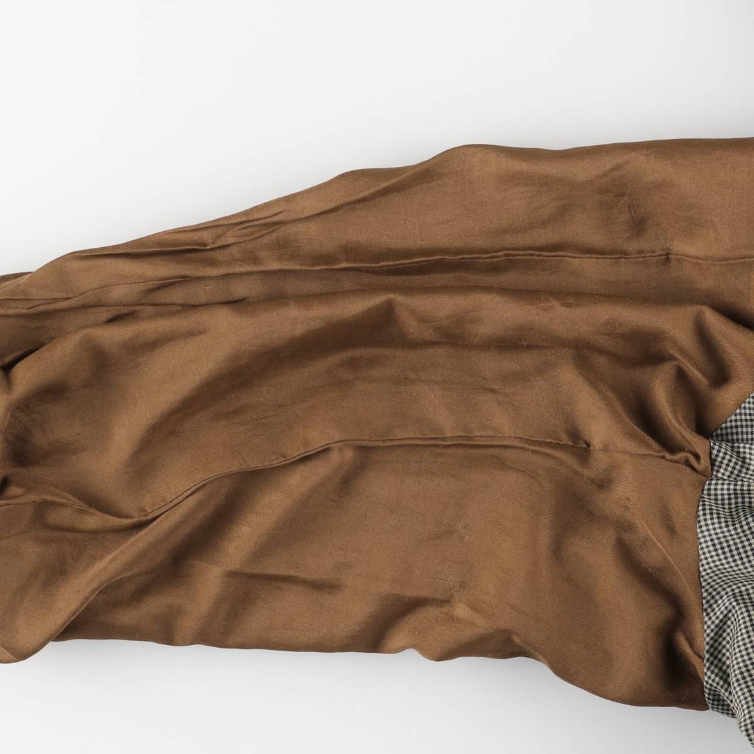 Suede leather blouson, men's size XL genuine leather brown type Vintage Second Hand