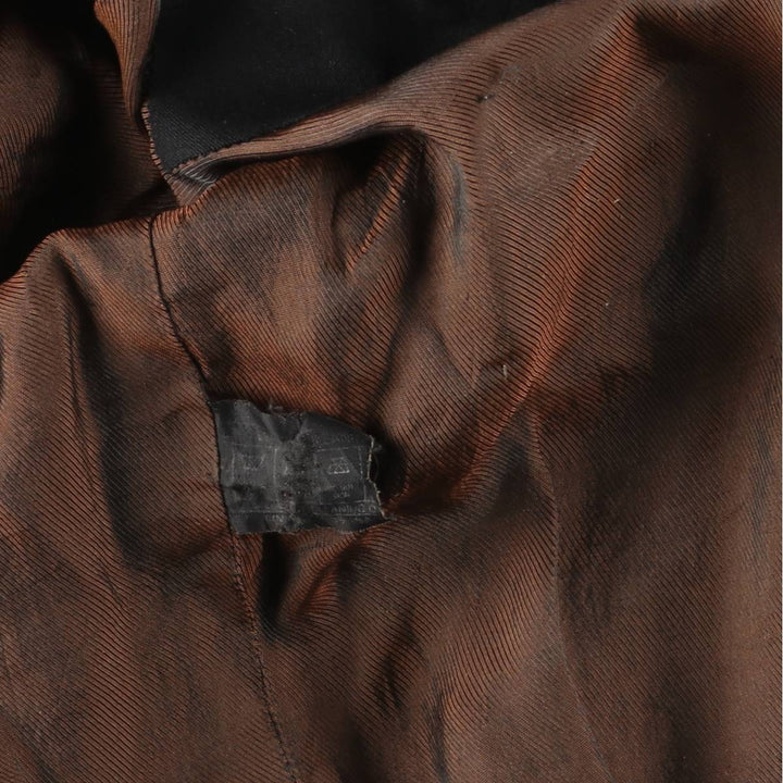 Balster Jacket, Suede Leather Blouson, Men's Size L unclear brown type Vintage Second Hand