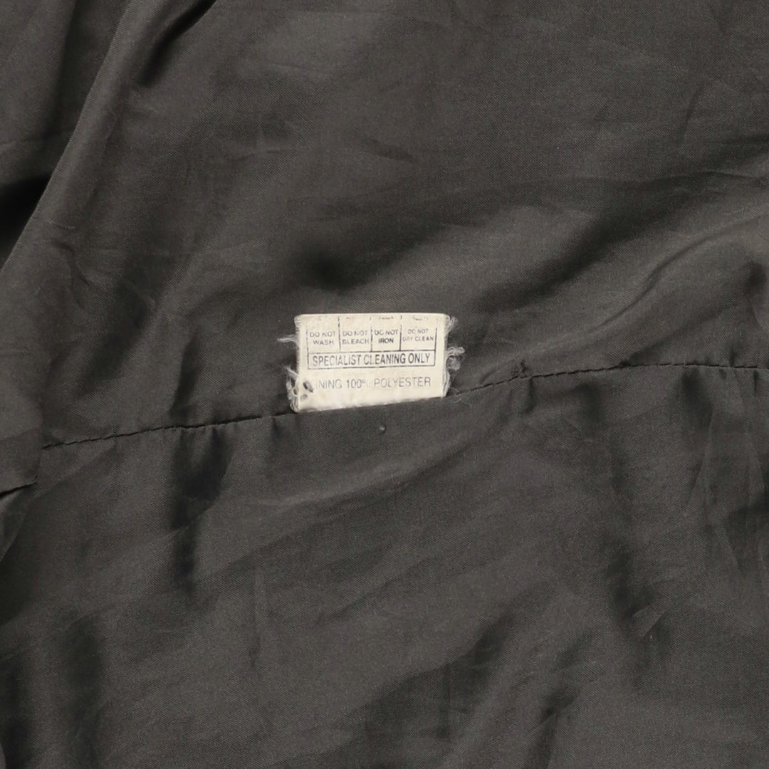 FREE LIVING Balster Jacket, Suede Leather Blouson, Men's XL Genuine Leather Suede Leather Khaki type brown Vintage Second Hand