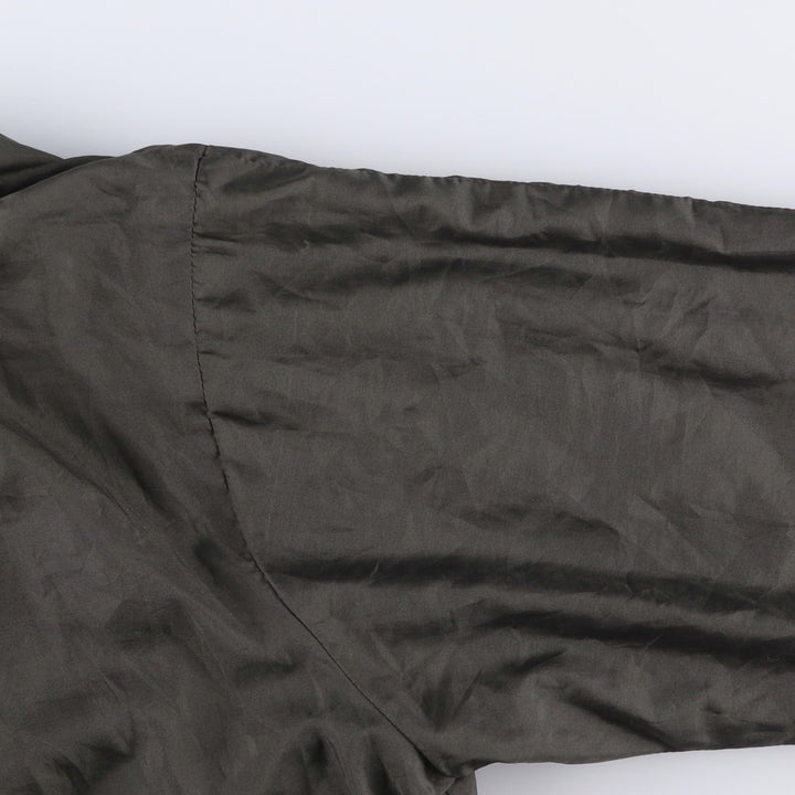 FREE LIVING Balster Jacket, Suede Leather Blouson, Men's XL Genuine Leather Suede Leather Khaki type brown Vintage Second Hand