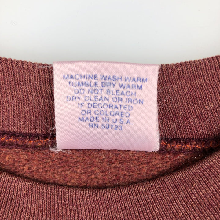 Vintage 90'S Denver Broncos NFL Trench Print Sweatshirt, Made in USA, Men's Size XL cotton red type reddish brown Vintage Second Hand