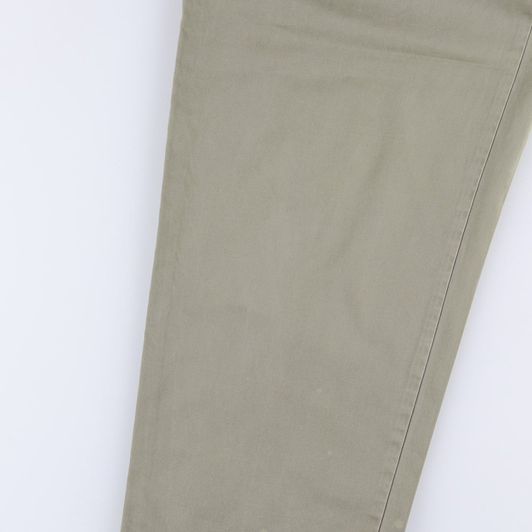 Ralph Lauren POLO by Ralph Lauren HAMMOND PANT, two-pleat chino pants, men's w36 equivalent cotton Khaki type Vintage Second Hand