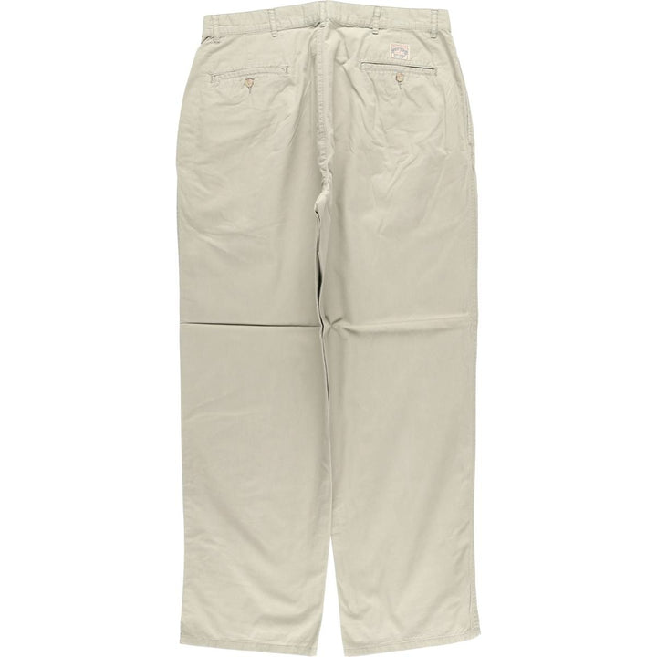 Ralph Lauren POLO by Ralph Lauren Two-pleat Chino Pants for Men, W35 cotton Khaki type sage green Vintage Second Hand