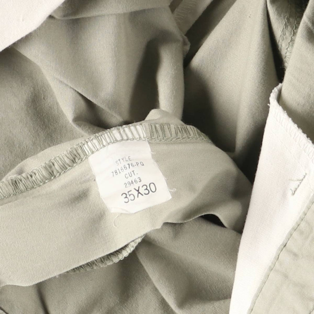 Ralph Lauren POLO by Ralph Lauren Two-pleat Chino Pants for Men, W35 cotton Khaki type sage green Vintage Second Hand