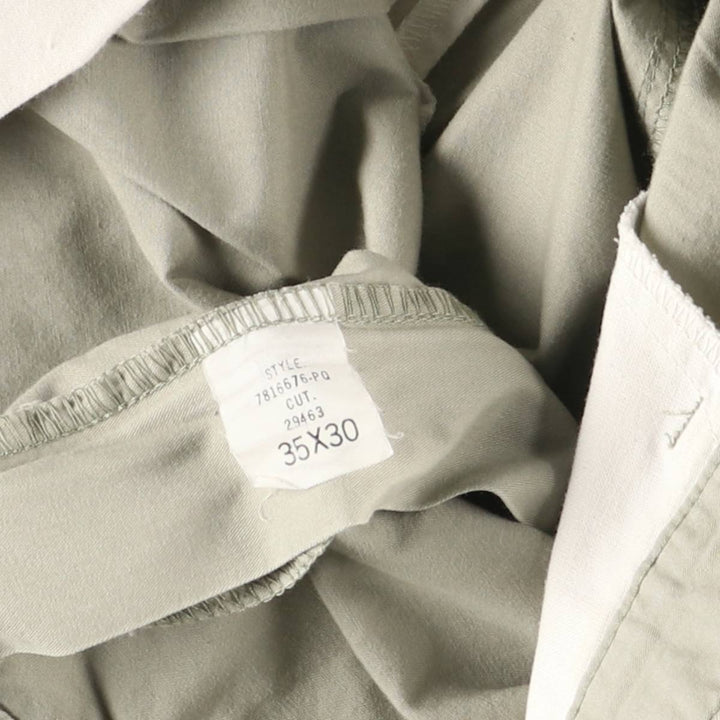 Ralph Lauren POLO by Ralph Lauren Two-pleat Chino Pants for Men, W35 cotton Khaki type sage green Vintage Second Hand