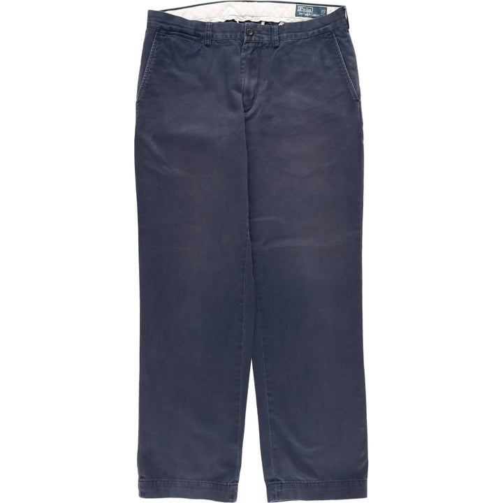 Ralph Lauren POLO by Ralph Lauren Classic Fit Chino Pants, Men's, Size W34 cotton navy blue type Vintage Second Hand