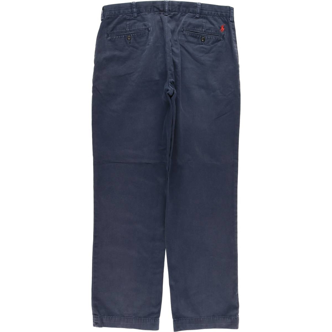 Ralph Lauren POLO by Ralph Lauren Classic Fit Chino Pants, Men's, Size W34 cotton navy blue type Vintage Second Hand