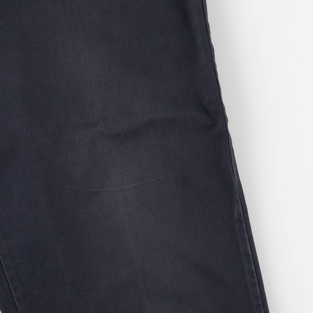 Ralph Lauren Polo Ralph Lauren Andrew Pant Two-pleat Chino Pants Men's W35 cotton navy blue type Vintage Second Hand