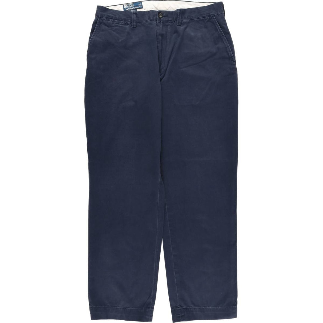 Ralph Lauren POLO by Ralph Lauren PROSPECT chino pants, men's size W35 cotton navy blue type Vintage Second Hand