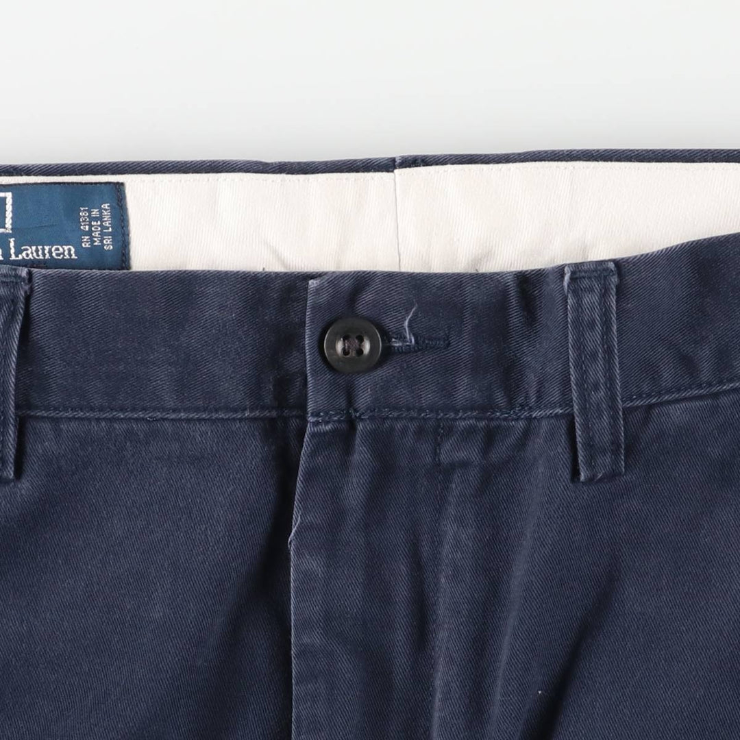Ralph Lauren POLO by Ralph Lauren PROSPECT chino pants, men's size W35 cotton navy blue type Vintage Second Hand