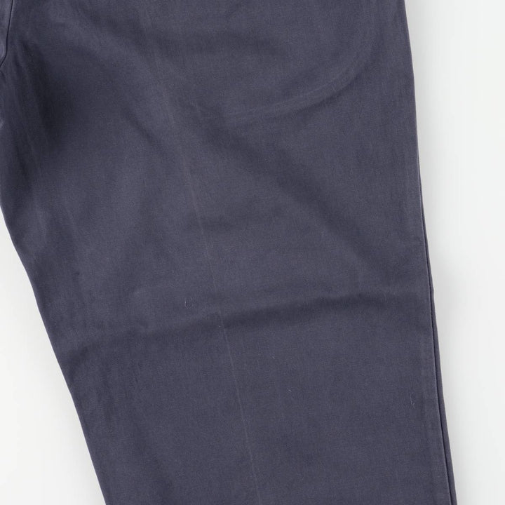 Ralph Lauren Polo Ralph Lauren Andrew Pant Two-pleat Chino Pants Men's Size W34 cotton navy blue type Vintage Second Hand