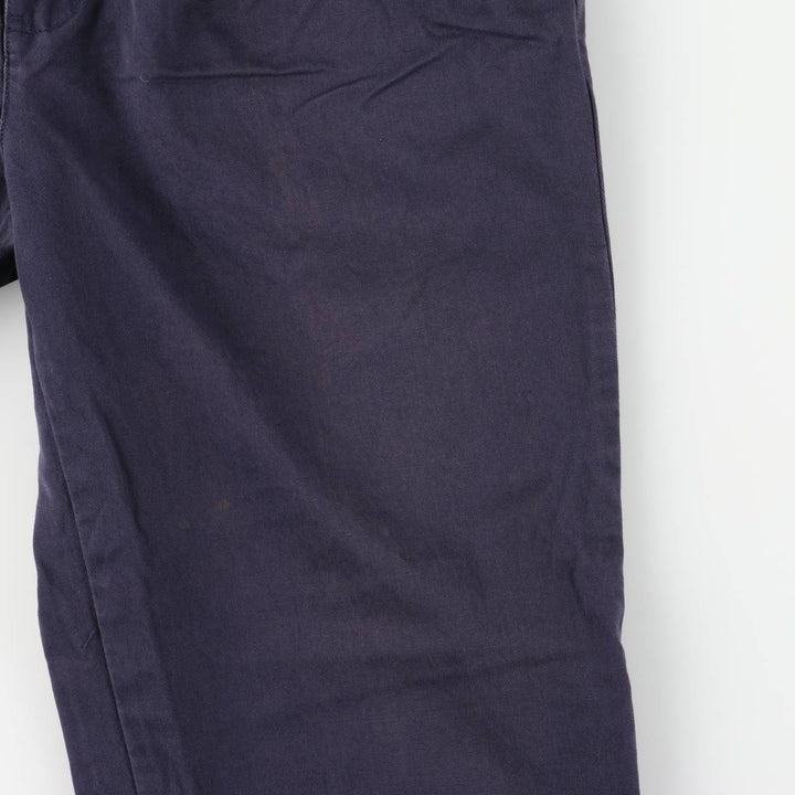 Ralph Lauren Polo Ralph Lauren Andrew Two-pleat Chino Pants Men's Size W34 cotton navy blue type Vintage Second Hand