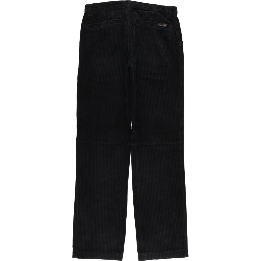 Reserved Wide Ribbed Corduroy Pants Men's Size 34 unclear black type Vintage Second Hand