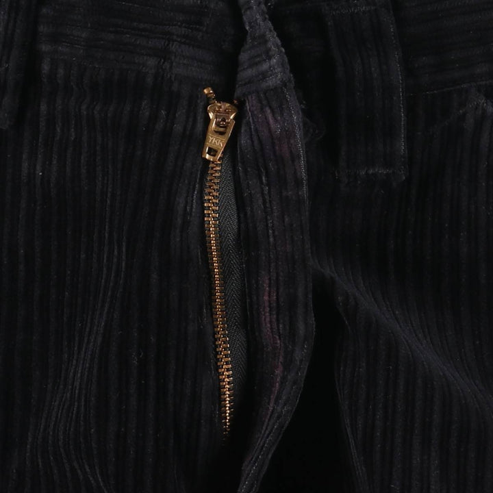 Reserved Wide Ribbed Corduroy Pants Men's Size 34 unclear black type Vintage Second Hand
