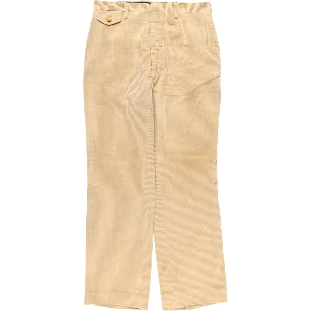 1980'S Haggar Gallery Wide Ribbed Corduroy Pants, Men's, Vintage, Size W33 unclear brown type Vintage Second Hand