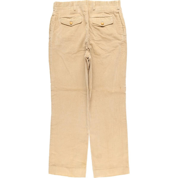 1980'S Haggar Gallery Wide Ribbed Corduroy Pants, Men's, Vintage, Size W33 unclear brown type Vintage Second Hand