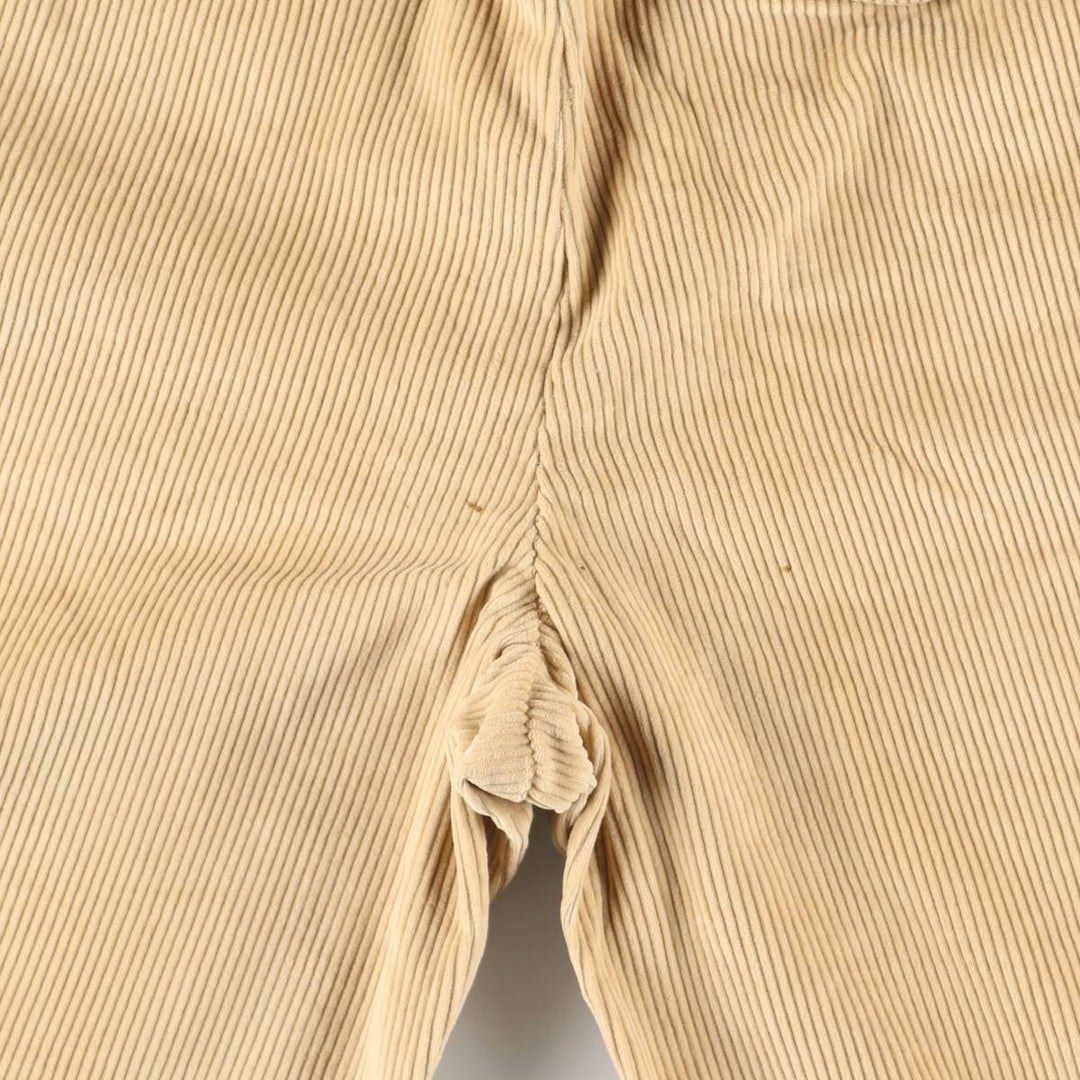 1980'S Haggar Gallery Wide Ribbed Corduroy Pants, Men's, Vintage, Size W33 unclear brown type Vintage Second Hand