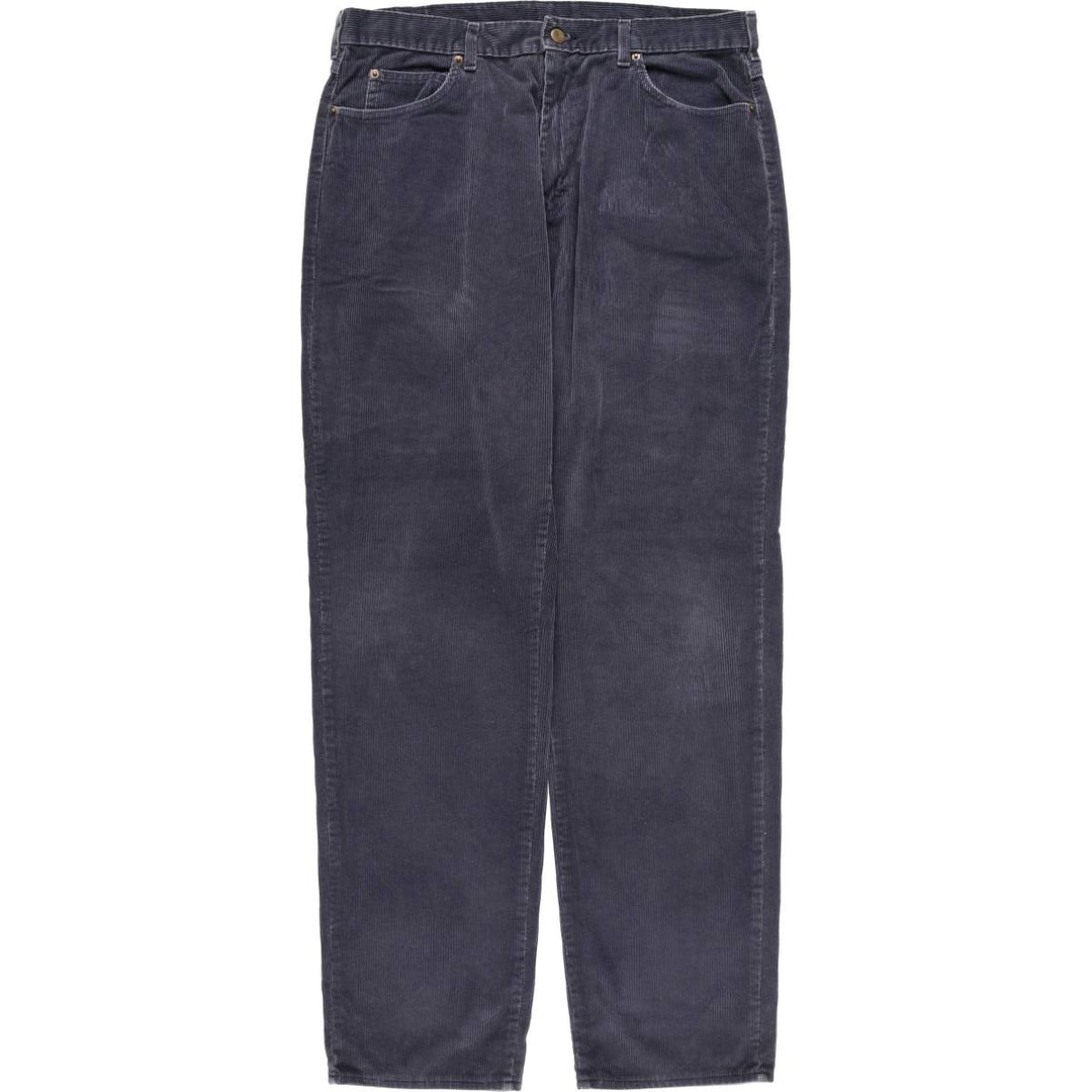 Vintage LLBean Double L corduroy pants from the 1980'S and 1990s, made in the USA, men's size W36. cotton navy blue type Vintage Second Hand