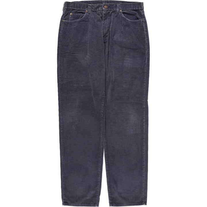Vintage LLBean Double L corduroy pants from the 1980'S and 1990s, made in the USA, men's size W36. cotton navy blue type Vintage Second Hand