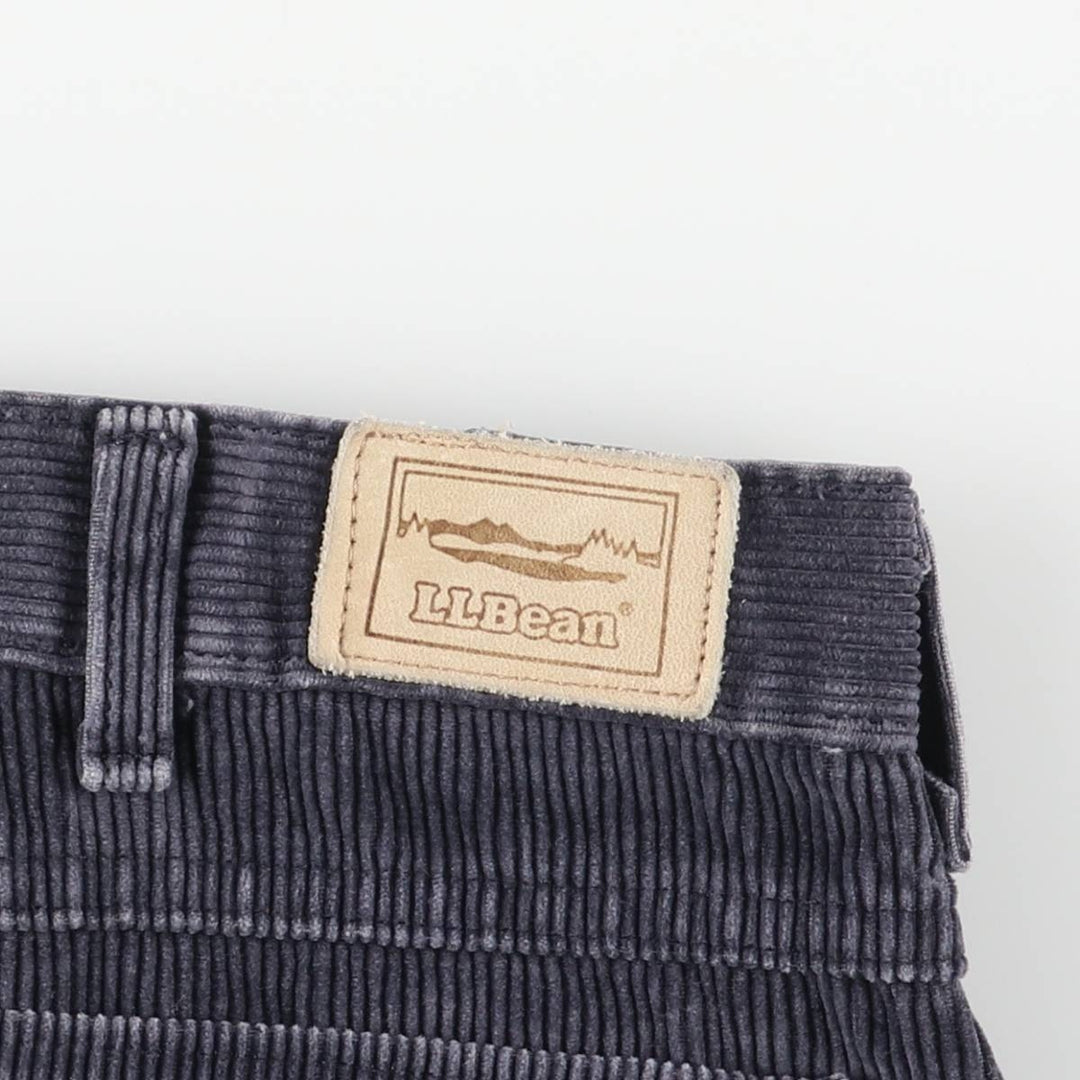 Vintage LLBean Double L corduroy pants from the 1980'S and 1990s, made in the USA, men's size W36. cotton navy blue type Vintage Second Hand