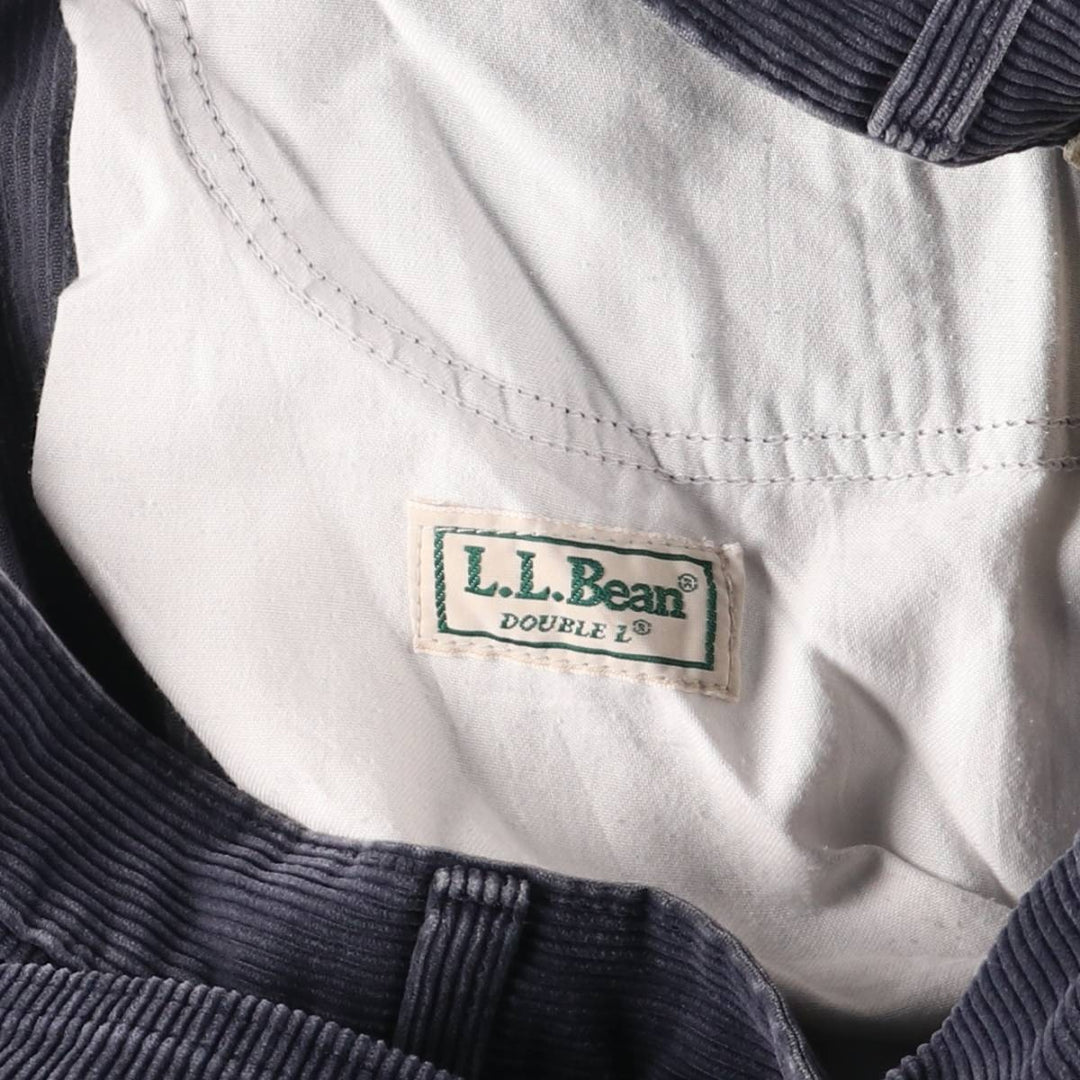 Vintage LLBean Double L corduroy pants from the 1980'S and 1990s, made in the USA, men's size W36. cotton navy blue type Vintage Second Hand