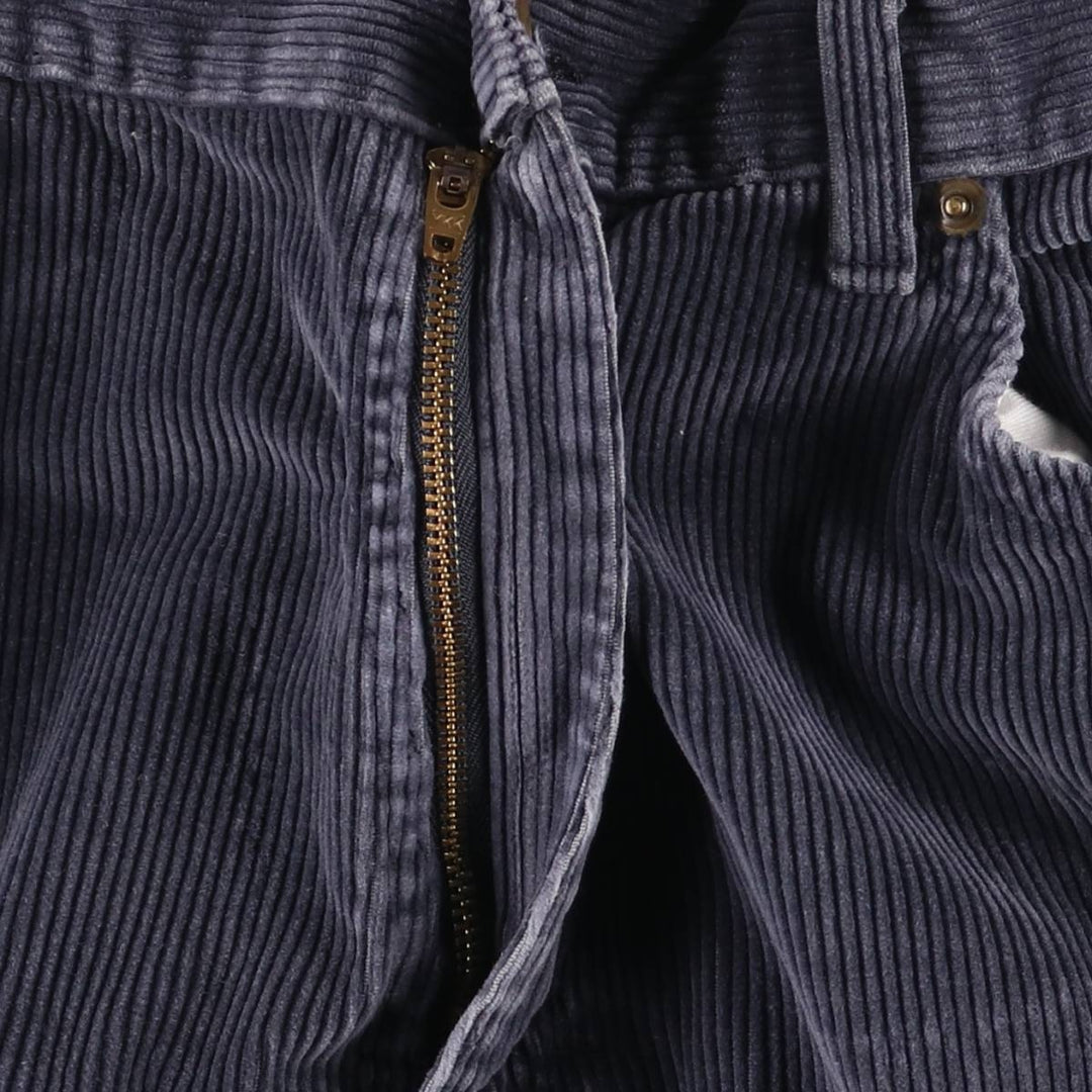 Vintage LLBean Double L corduroy pants from the 1980'S and 1990s, made in the USA, men's size W36. cotton navy blue type Vintage Second Hand