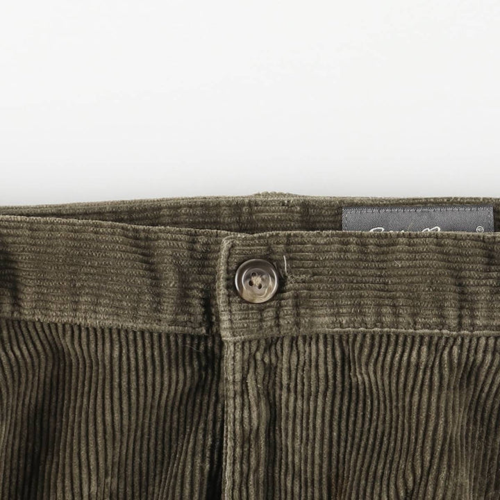 2000'S Eddie Bauer Two-pleat Corduroy Pants, Men's, Size W35 cotton brown type Vintage Second Hand
