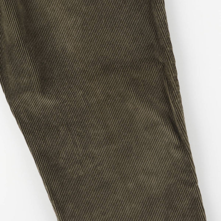 2000'S Eddie Bauer Two-pleat Corduroy Pants, Men's, Size W35 cotton brown type Vintage Second Hand