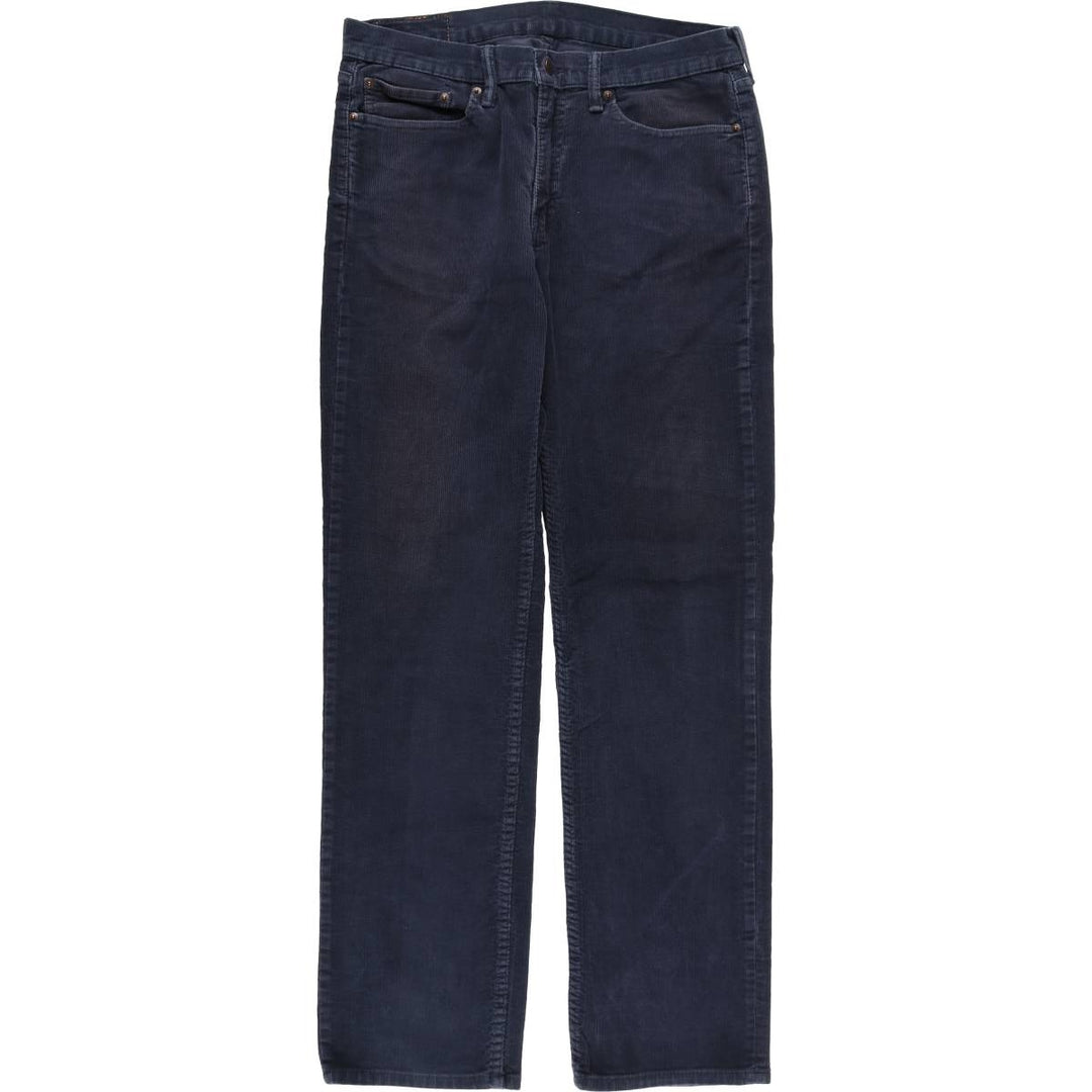Levi's 514 Corduroy Pants, Men's, Size W34 cotton navy blue type Vintage Second Hand
