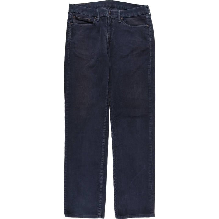 Levi's 514 Corduroy Pants, Men's, Size W34 cotton navy blue type Vintage Second Hand