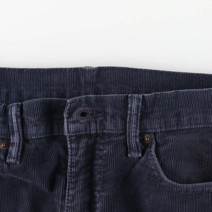 Levi's 514 Corduroy Pants, Men's, Size W34 cotton navy blue type Vintage Second Hand