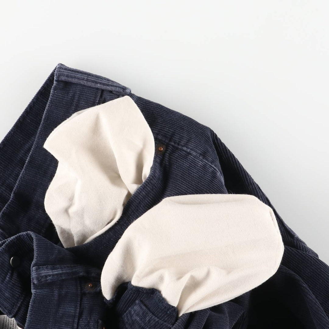 Levi's 514 Corduroy Pants, Men's, Size W34 cotton navy blue type Vintage Second Hand