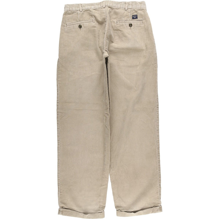 Dockers Two-pleat Corduroy Pants, Men's, Size W33 cotton Beige type Vintage Second Hand