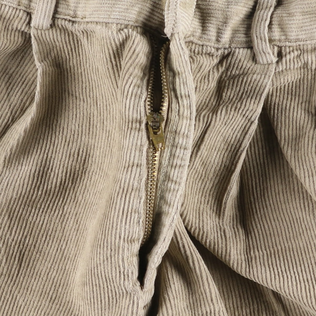 Dockers Two-pleat Corduroy Pants, Men's, Size W33 cotton Beige type Vintage Second Hand