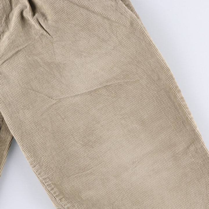 Dockers Two-pleat Corduroy Pants, Men's, Size W33 cotton Beige type Vintage Second Hand