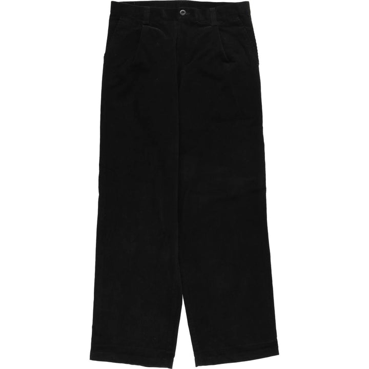 Adidas men's corduroy pants, size W33 unclear black type Vintage Second Hand