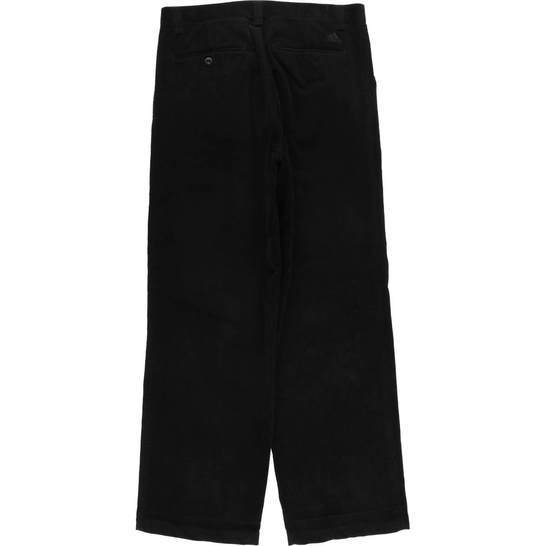 Adidas men's corduroy pants, size W33 unclear black type Vintage Second Hand