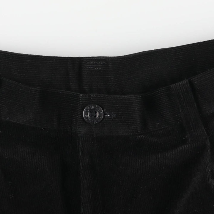 Adidas men's corduroy pants, size W33 unclear black type Vintage Second Hand