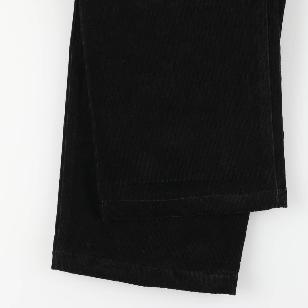 Adidas men's corduroy pants, size W33 unclear black type Vintage Second Hand