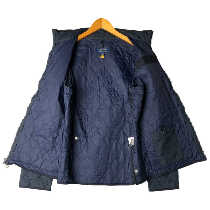 Ralph Lauren POLO RALPH LAUREN quilted jacket, men's size M recycled polyester navy blue type Vintage Second Hand
