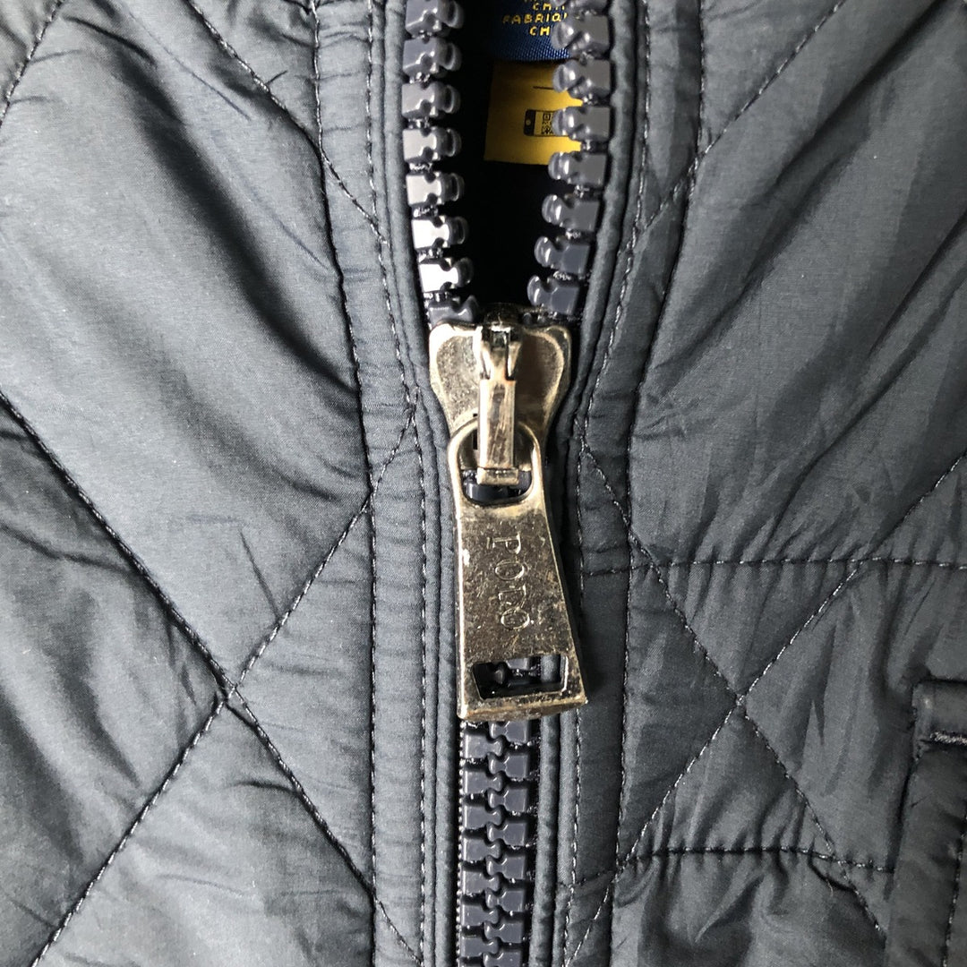 Ralph Lauren POLO RALPH LAUREN quilted jacket, men's size M recycled polyester navy blue type Vintage Second Hand