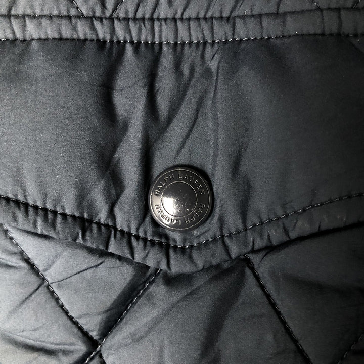 Ralph Lauren POLO RALPH LAUREN quilted jacket, men's size M recycled polyester navy blue type Vintage Second Hand