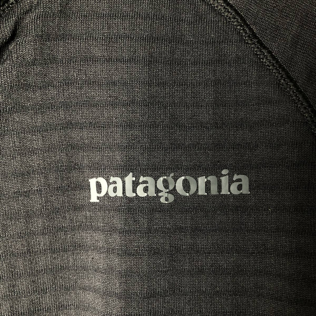 Patagonia R1 Full-Zip Jacket 40128SP18, Men's Medium Softshell Jacket polyester black type Vintage Second Hand
