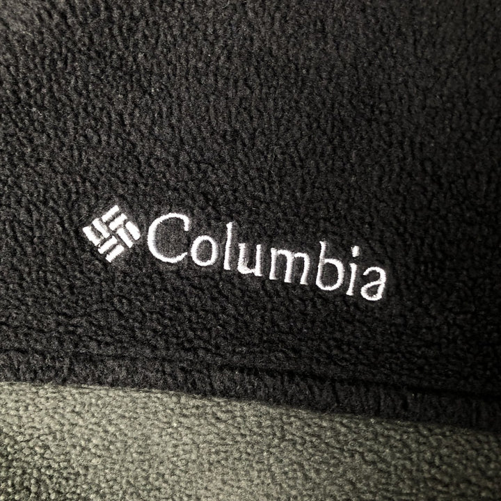Columbia fleece jacket, men's size XL polyester black type Vintage Second Hand