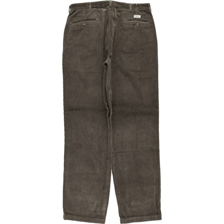 Ralph Lauren Polo Ralph Lauren Two-pleat Corduroy Pants Men's Size W36 cotton brown type Vintage Second Hand