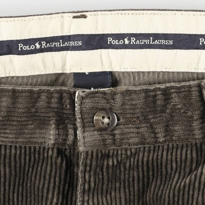 Ralph Lauren Polo Ralph Lauren Two-pleat Corduroy Pants Men's Size W36 cotton brown type Vintage Second Hand