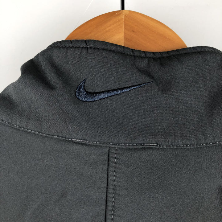 2000'S Nike Twill Fleece Jacket, Men's Size L polyester navy blue type Vintage Second Hand